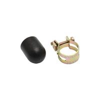 Water Block Off Caps w/ Genuine Type Clamp (5/8") Single