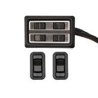 Electric Window Switch Kit - Front & Rear for Holden Commodore VB VC VH VK VL - Black