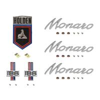 Badge Kit for Holden HG Monaro 186