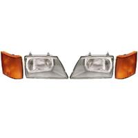 Amber Headlight & Indicator Kit - Left & Right for Holden Commodore VH