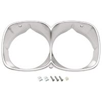 Anodised Headlight Rim - Twin for Holden HQ Premier & LS Monaro