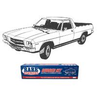 Body Rubber Kit for Holden HQ Ute - Gazelle
