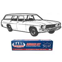 Body Rubber Kit for Holden HQ Station Wagon - Mid Brown