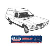 Body Rubber Kit for Holden HQ Panel Van - Chamois