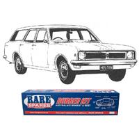 Body Rubber Kit for Holden HK HT HG Belmont Wagon - Black