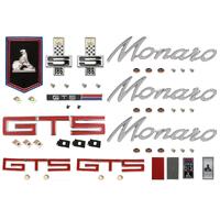 Badge Kit for Holden HT Monaro GTS 186S