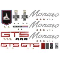 Badge Kit for Holden HT Monaro GTS 186S