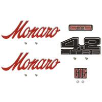 Badge Kit for Holden HX Monaro GTS 253