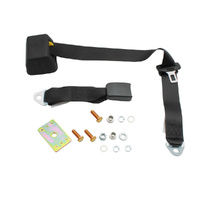 Seat Belt Universal Inertia Top Rear Parcel Shelf Mount 275mm Fixed Webb Buckle