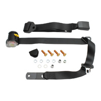 Black Universal Inertia Seat Belt Parcel Shelf Mount 0/0
