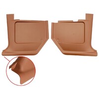 Ford Falcon XW XY/Fairlane ZC ZD Kick Panels - Saddle