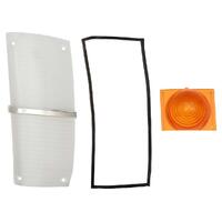 Ford XW Front Indicator Lens (Outer, Inner & Gasket) - Left