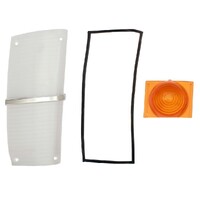 Ford XW Front Indicator Lens (Outer, Inner & Gasket) - Right