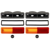 Ford Falcon XA XB/Fairlane ZF ZG Rear Quarter Panel Side Light Lens - Pair