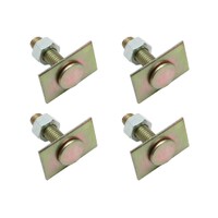 Universal Plate & Bolt Type Clip - 13mm X 18mm (4 Pcs)