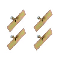 Universal Plate & Bolt Type Clip - 19mm X 63mm (4 Pcs)