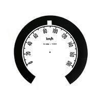 Metric Speedo Conversion Decal for Holden FB EK 