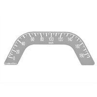 Metric Speedo Conversion Decal for Holden EH