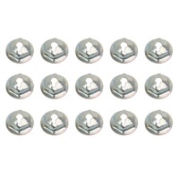 Universal 15 Piece Helmet Nut Kit (Suit 3/16"Stud 7/16 Hex)