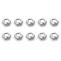 Universal 10 Piece Speed Nut Kit (7/16" Hex Suit 1/4" Stud)