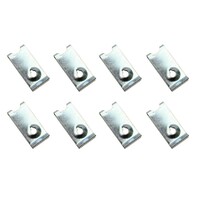 Universal U Nut Kit 10 Gauge (8 Pcs)
