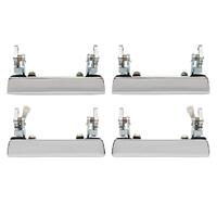 Outer Door Handle Kit for Holden LC LJ Chrome LH&RH Fr&Rear(4)