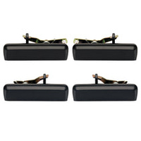 4pc Outer Black Door Handle Kit for Ford Falcon XD XE XF