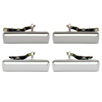 Ford Falcon XD XE XF Chrome Outer Door Handle Kit (Front & Rear)