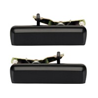 Ford Falcon XD XE XF Front Outer Door Handle Kit (Left & Right) Black