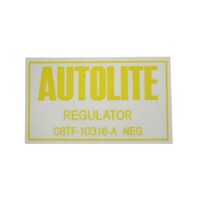 Ford Falcon XW XY Regulator Autolite Decal (C8TF - 10316 - A)