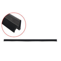Front Inner Door Belt for Toyota Landcruiser FJ60 w/ 1/4 Window - Right, Black Trim Type