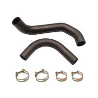 Radiator Hose Kit - Upper & Lower Wth Clamps for Holden HQ HJ HX HZ 6 Cylinder No AC