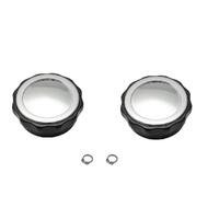 Seat Recliner Adjuster Knob - Pair for Holden HK HT HG Chrome