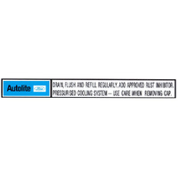 Radiator Support Panel Decal for Ford Falcon XR XT XW XY/Fairlane ZA ZB ZC ZD