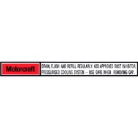 Ford Falcon XA/Fairlane ZF Radiator Support Panel Decal