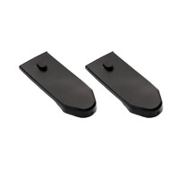 Ford/Holden Large Black Seat Belt Top Covers w/ Hook