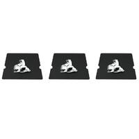 3pc Seat Belt Lion Decal Kit for Holden HK HT HG HQ HJ HX HZ Ute & Van