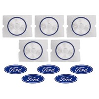 Ford Falcon XW XY Seat Belts Ford Falcon Oval Release Butt Decal Kit