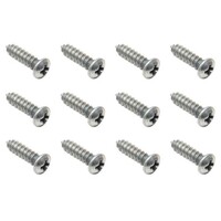 Screw Pack Screw Pan HD 8G X 5/8" CR ZP Self Tapper (12 Pieces)