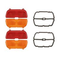 Rear Indicator & Tail Light Lens Kit for Holden EJ All, EH Ute Van