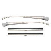 Wiper Blade & Arm Kit - Pair for Holden 48 FX FJ
