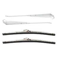 Ford Falcon XR XT XW XY GT Wiper Arms & Blades Kit (4 Pcs)