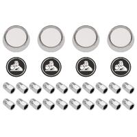 Wheel Cap Kit With Nuts for Holden HQ GTS (4 Wheels)