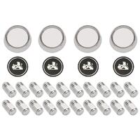 Wheel Cap Kit With Nuts for Holden HJ HX HZ GTS LH LX (4 Wheels)