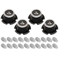 Wheel Centre Cap Kit With Nuts for Holden Early LJ Acorn Nuts
