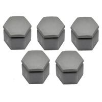 Silver Wheel Cap Nut Cover Kit Plastic for Holden Commodore VT VX VY VZ (5)