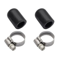 Water Block Off Caps w/ Clamp (1/2")
