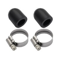 Water Block Off Caps w/ Clamp (5/8")