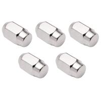 5pc Holden Wheel Nut Kit 7/16" Chrome - Acorn