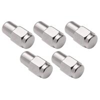 5pc Holden Wheel Nut Kit 7/16 Chrome - Mag Nut Standard